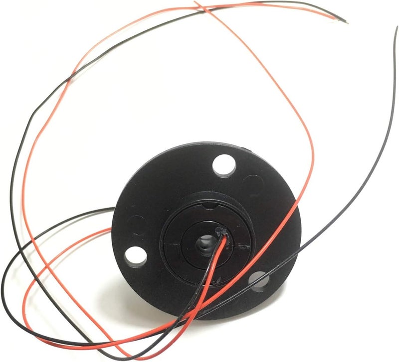 Taidacent Hollow Slip Ring Rotary Electrical Contact 2/4/6/12 Road Collector Ring Conductive Electric Motor Slip Ring Rotating Connector (2 Wire 2A Inner Hole 5mm Outer Diameter 22mm) - Image 3
