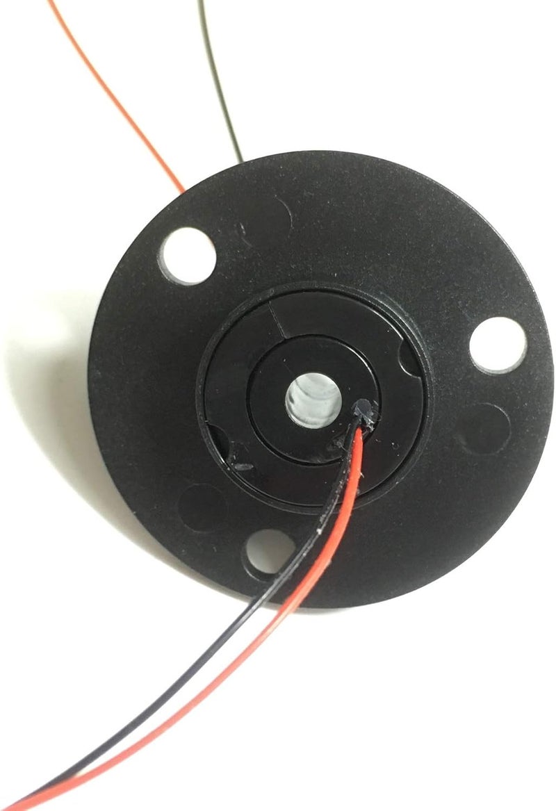 Taidacent Hollow Slip Ring Rotary Electrical Contact 2/4/6/12 Road Collector Ring Conductive Electric Motor Slip Ring Rotating Connector (2 Wire 2A Inner Hole 5mm Outer Diameter 22mm) - Image 2