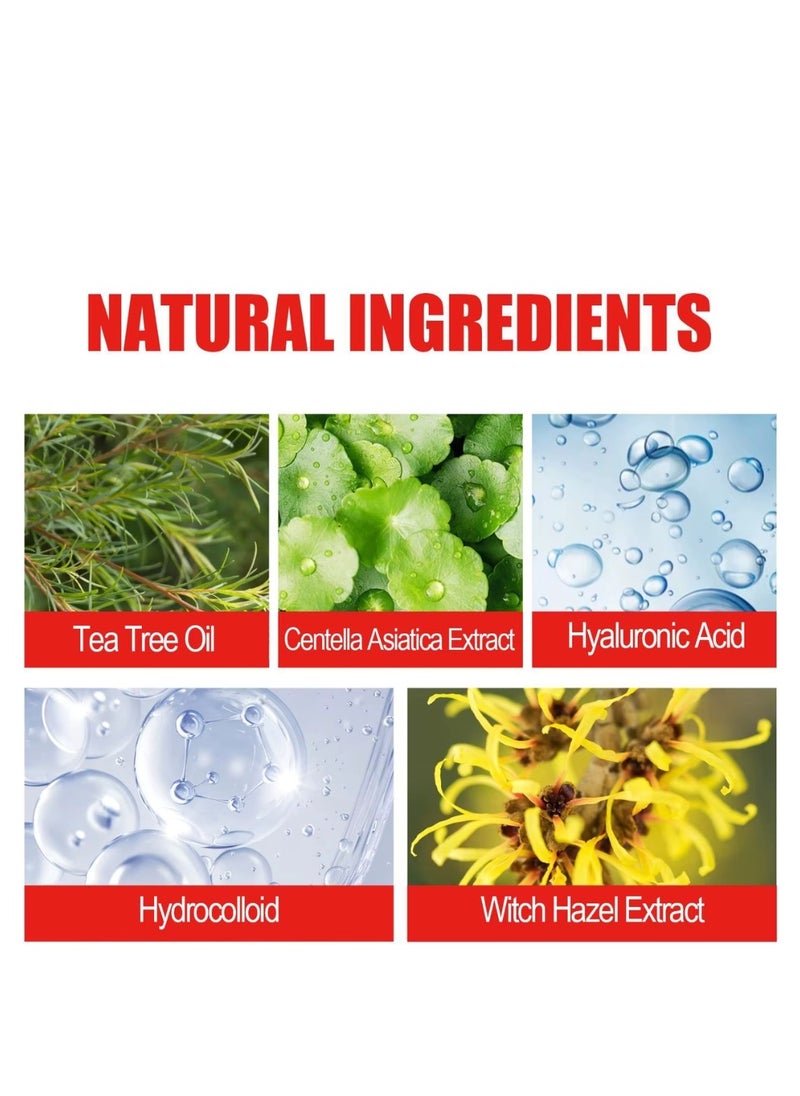 Jaysuing 200 Pcs Pimple Patches Hydrocolloid Non Drying Acne Patches for Face Colorful Star Pimple Spot Sticker with Hyaluronic Acid Tea Tree Oil and Centella Oil Pimple Patches for Covering Blemishes and Zits  - Image 4