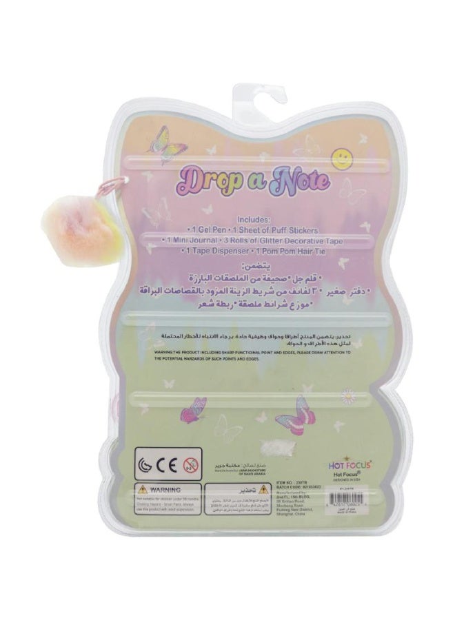 Hot Focus Drop a Note Butterfly Writing Stationery Set - Image 2