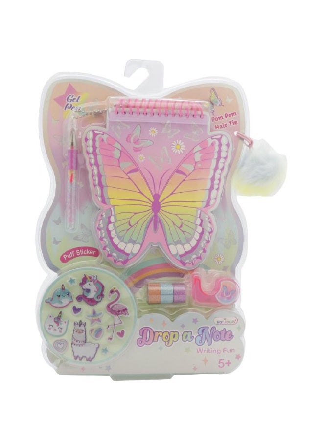Hot Focus Drop a Note Butterfly Writing Stationery Set - Image 1