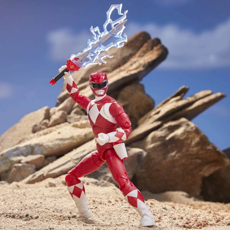 Power Rangers E7755 Lightning Collection 6" Mighty Morphin Red Ranger Collectible Action Figure Toy with Accessories - Image 4
