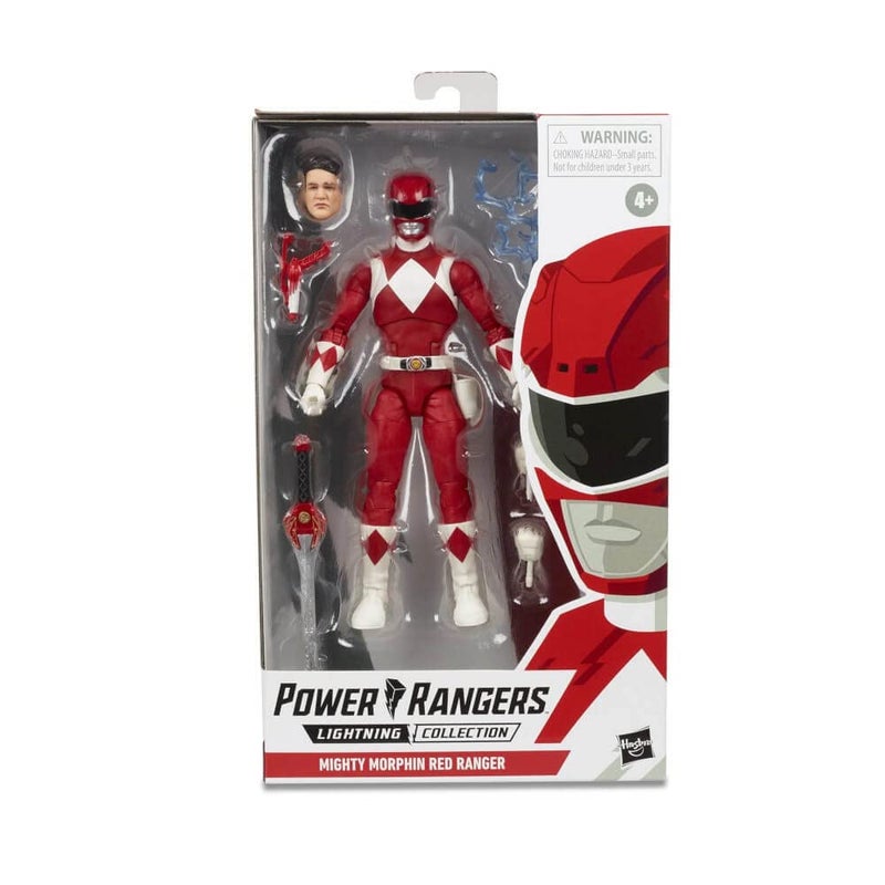 Power Rangers E7755 Lightning Collection 6" Mighty Morphin Red Ranger Collectible Action Figure Toy with Accessories - Image 2