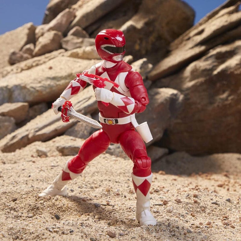 Power Rangers E7755 Lightning Collection 6" Mighty Morphin Red Ranger Collectible Action Figure Toy with Accessories - Image 5
