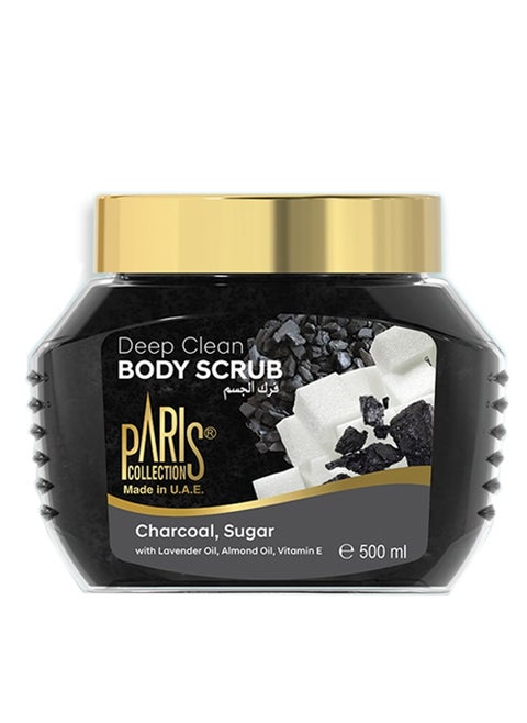 Charcoal and Sugar Deep Clean Body Scrub 500ml