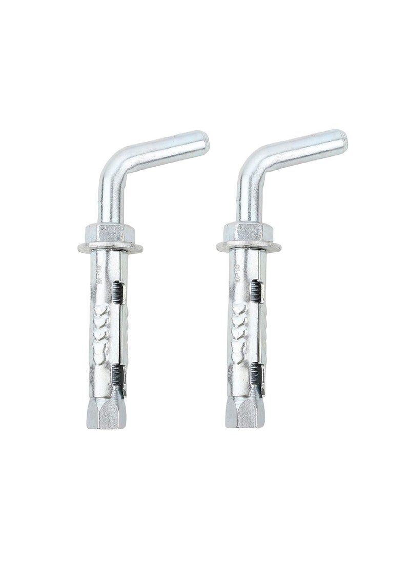 SVDK SVDK Mild Steel LHook Fastener Geyser Hook Hanger Set of 2 Pcs  - Image 1