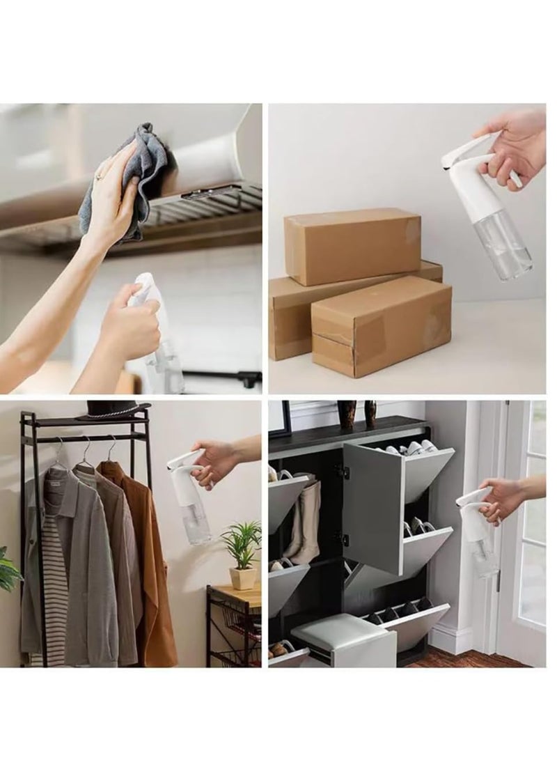 SYOSI 2pcs Continuous Spray Bottle for Hair Mister Fine Mist Sprayer for Home Cleaning Hair Styling Pet Grooming Plant Care 6.7oz - Image 2