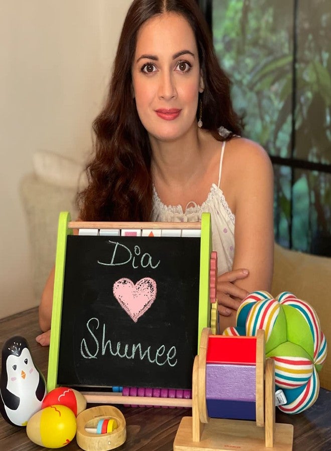 Shumee Peppa Pig Carnival Wooden Lacing Toy Blocks | (3+ Years) | Pretend Play Set | Developes Motor Skills | Activity Educational Toy for Kids | Screen-Free & Enhances Creativity | Gift For Toddlers - Image 2