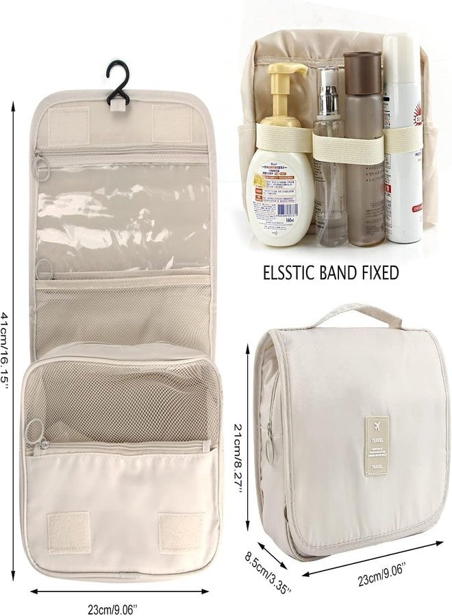 HIMART Multipurpose Transparent Toiletry Hand Bag for Women & Men Travel Pouch Makeup CosmeticTravel Organizer Pouch. (Small, Green) - Image 2