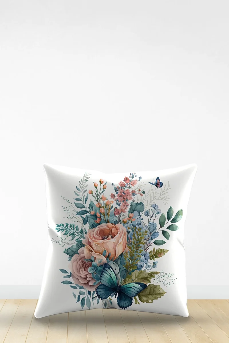 Artavessa Double Sided Digital Printed Decorative Faux Leather Throw Pillow Cover
