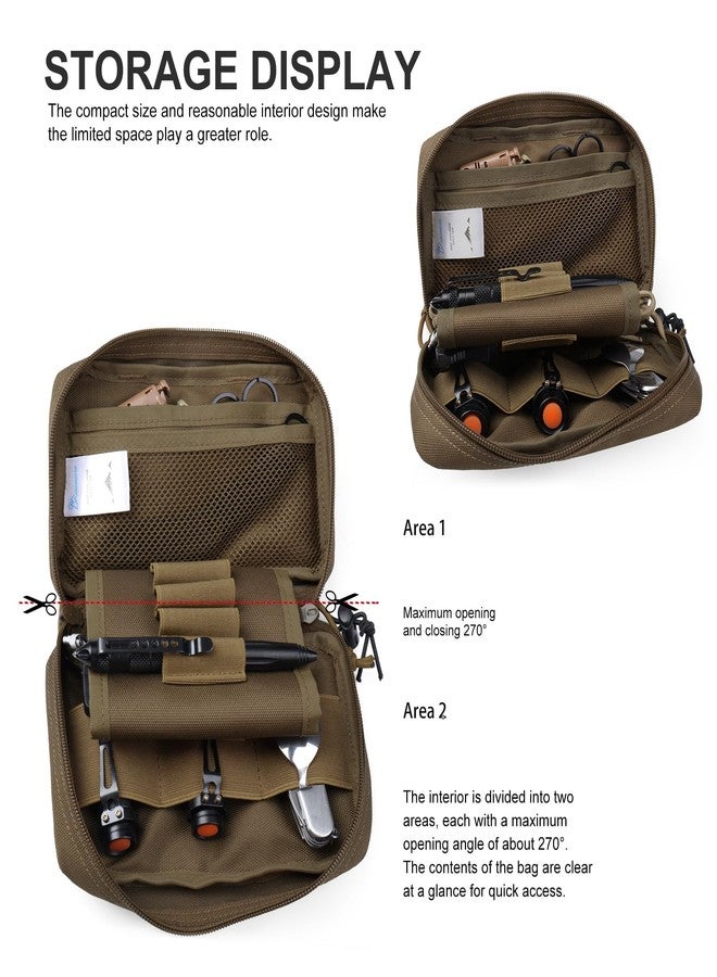 Mardingtop Molle Cordura Tactical Utility Pouch,Military Small Molle Pouch，EDC Tool Pouch Bag - Image 5