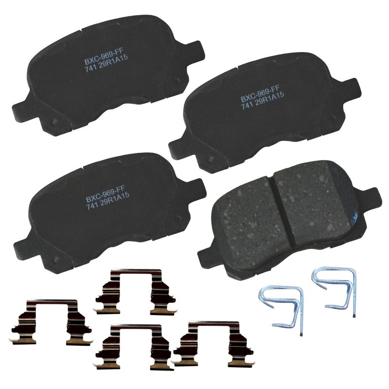 Bendix Premium SBC741 Ceramic Front Brake Pads for Chevrolet Prizm 2002-1998, Toyota Corolla 2002-1998 - Image 3
