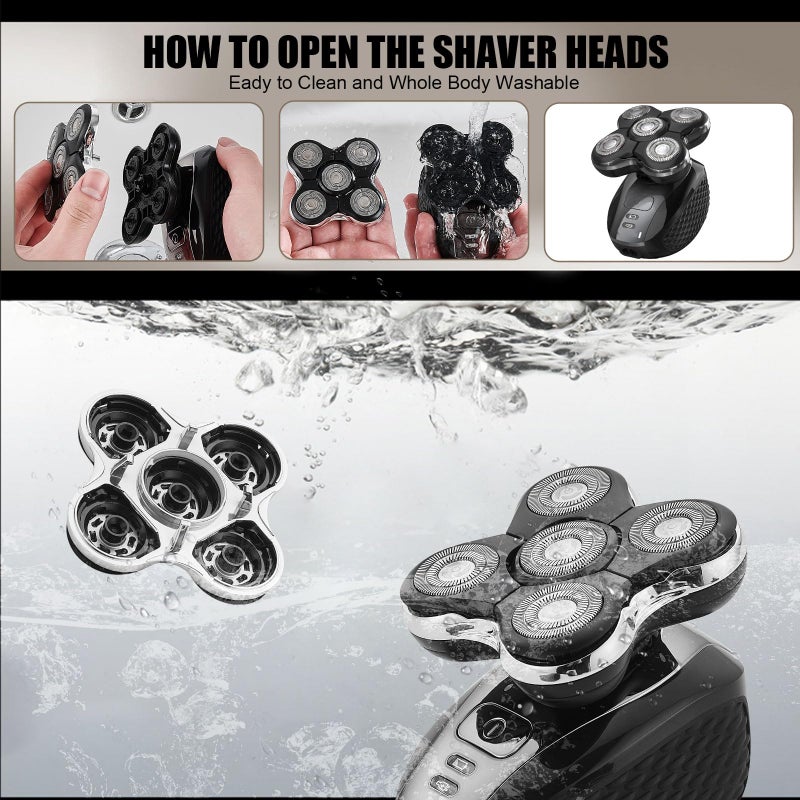 Sodaer Pro Head Shaver Replacement Blades Compatible with Remington Balder Pro Head Shaver Model XR7000,Precision Electric Shaving for Bald Men. (2pack) - Image 4