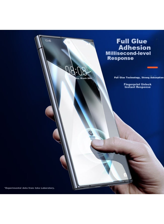 Iska Triple Strength Tempered Glass Screen Protector For Samsung Galaxy S24 Ultra, Full Screen High Definition Anti-scratch Fingerprint Unlock Glass Protection Jm957 - Image 2