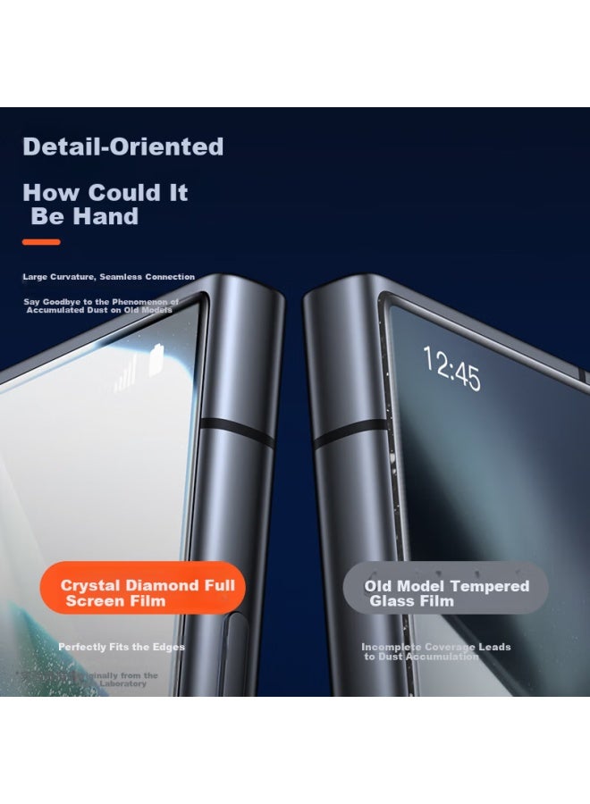 Iska Triple Strength Tempered Glass Screen Protector For Samsung Galaxy S24 Ultra, Full Screen High Definition Anti-scratch Fingerprint Unlock Glass Protection Jm957 - Image 3