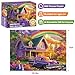 Edsjegn 500 Piece Puzzle for Adults City at Dusk Puzzles Recycled Cardboard Car Jigsaw Puzzles Challenging Family Activity Great Gift Idea for Family Friends Difficult Puzzle Size 205X 15 in - Image 4