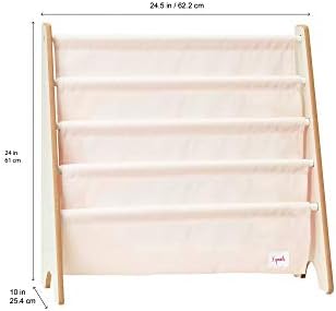 3 Sprouts Kids Bookshelf – Book Shelf Kids Room Bookcase Furniture, Owl - Image 3