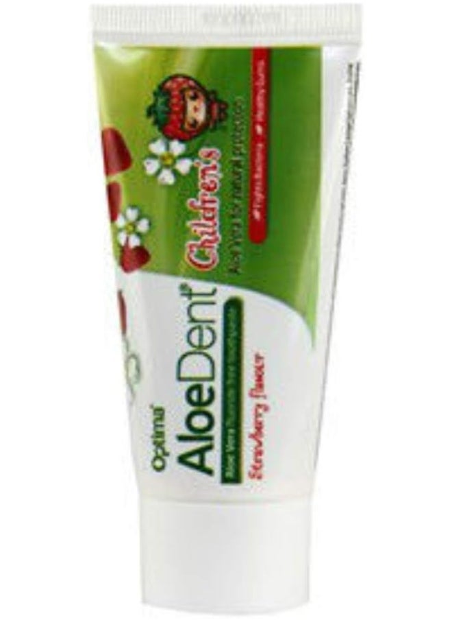 Aloe Dent - AloeDent Children Toothpaste Strawberry - Image 1