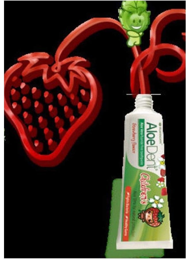 Aloe Dent - AloeDent Children Toothpaste Strawberry - Image 1