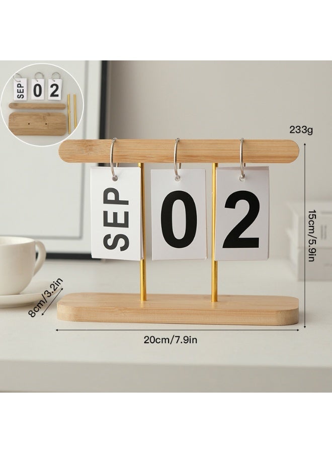 تقويم يومي دائم للقلب للمكتب 2026 قابلة لإعادة الاستخدام ديكور طاولة المكتب اكسسوارات منزلية دعائم تصوير - Image 4