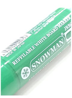 Snowman Green whiteboard pen with rounded tip + spare parts  - Image 4