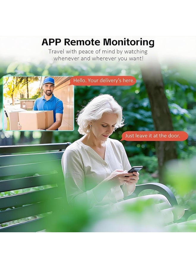 1080p Video Doorbell Camera Wireless,Live View and Two-Way Audio, Motion Alerts, Auto Snapshots and Local Recordings - Image 5