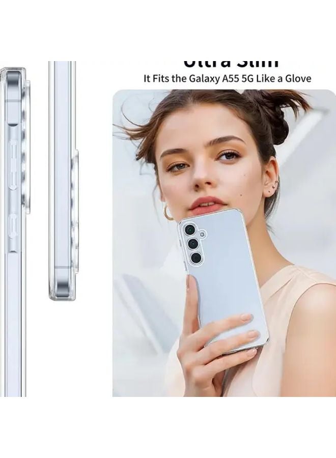 Transparent Soft TPU Slim Shell Cover for Samsung A25 - Image 5