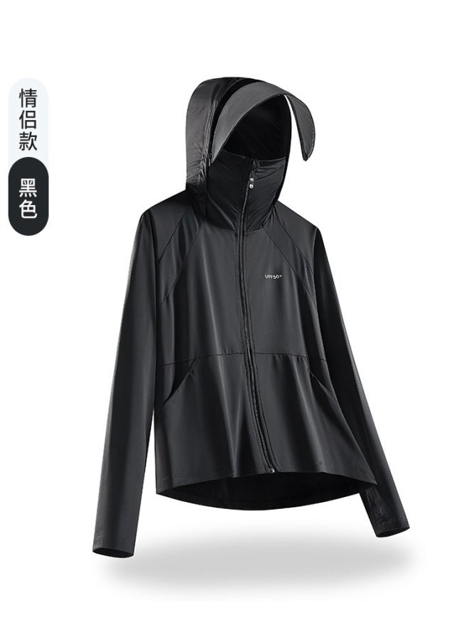 Song Feng Ya Original Yarn Big Hat Brim Removable Sun Protection Clothing W En's Summer Outdoor Uv Protection Ice Silk Breathable Sportswear Sun Protection Clothing - Image 1