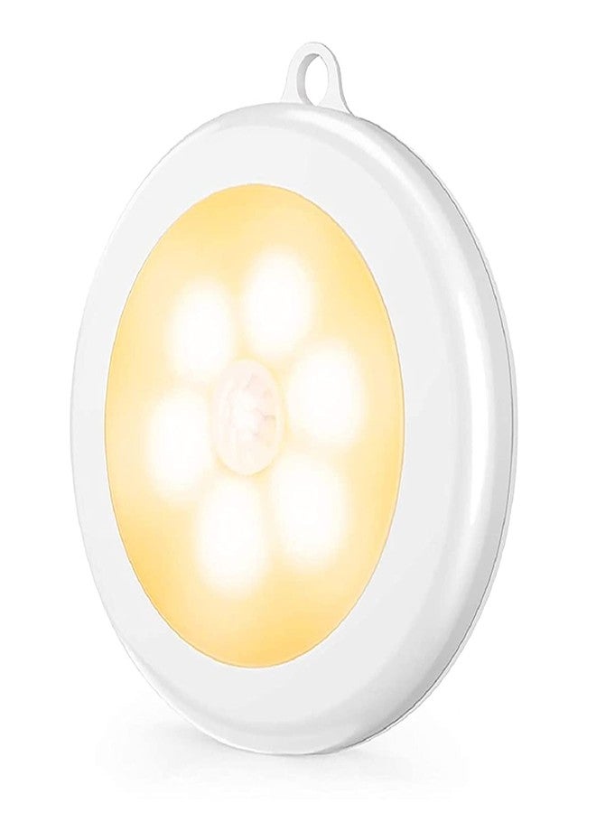 Quick Sense Wireless Motion Sensor LED Light | Battery-Operated Night Light for Hallway, Wardrobe, Cupboard, Basement & Garage | Auto On/Off PIR Sensor | 35LM Brightness | White (1 Pack, Plastic) - Image 1