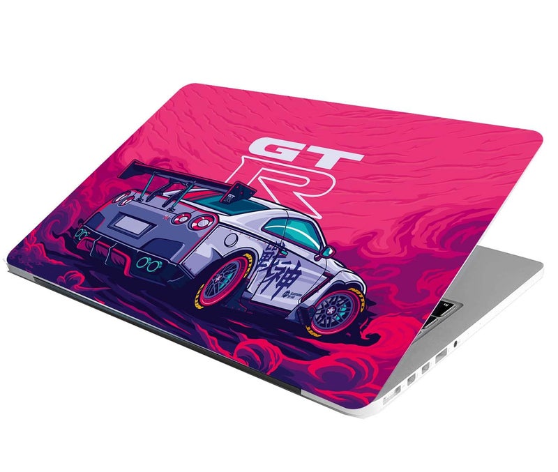 BAEYE Full Laptop Skin Stickers HD Quality Sticker for Laptops Upto 15.6" (Dustproof|Waterproof|Scratchproof|Reusable) - BE Nissan GTR FL - Image 2