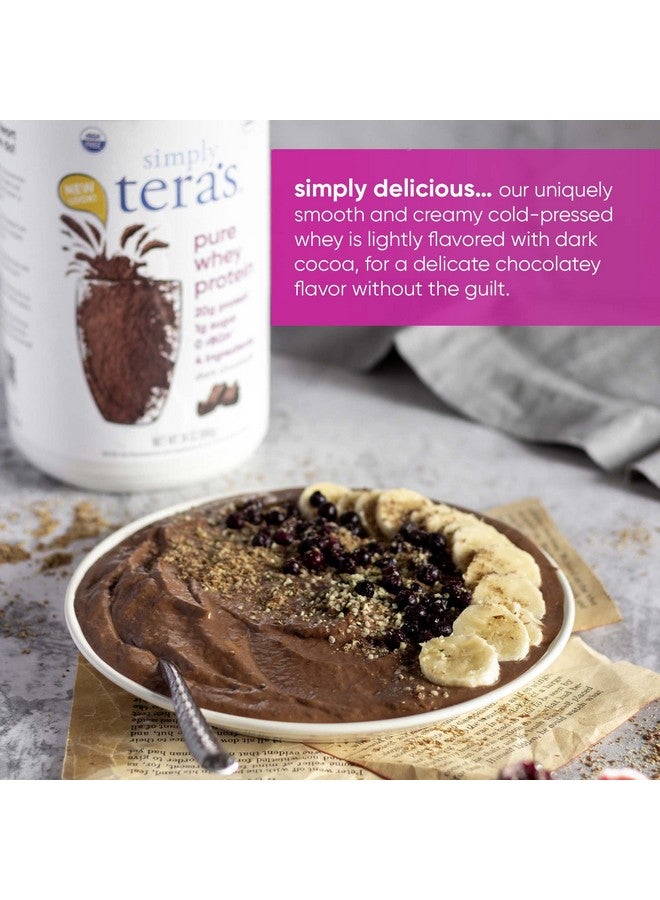 Tera's Whey Protein, Dark Chocolate, 12 Oz - Image 4