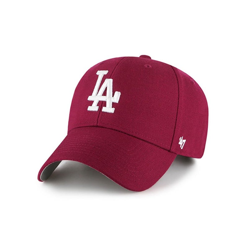 47 '47 Los Angeles Dodgers Hat Mens Womens MVP Adjustable Baseball Cap, Cardinal Red, One Size - Image 1