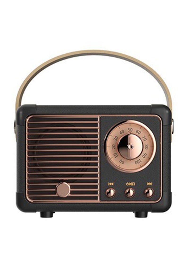 Retro Bluetooth Speaker,Cute Mini Speaker with FM Radio,Portable Wireless Speaker with TWS for Home Outdoor Travel,Bookshelf Speaker,Vintage Decor,Gifts for Girls,Teens  - Image 1
