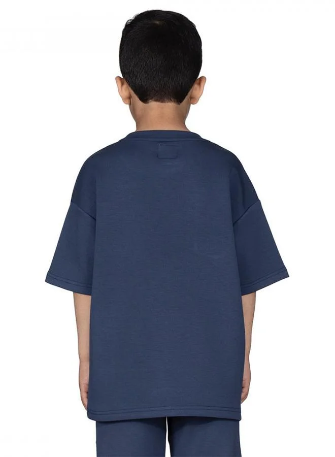 Selene Boys Logo Print Oversized T-Shirt