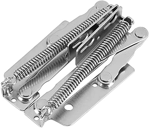 TOPINCN Modern Stainless Steel Cabinet Hinge 2 Pack 10kg Weight Capacity Finish Fits Folding Sofa Bed Coffee Mechanism