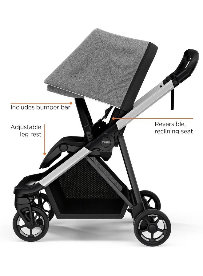 Thule Shine Stroller, Grey Melange - Image 2