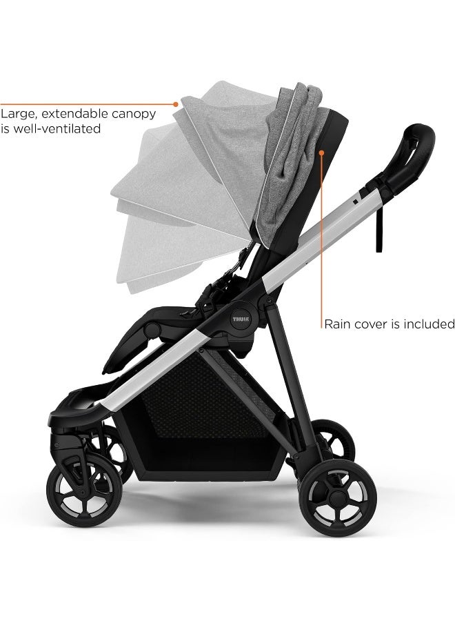 Thule Shine Stroller, Grey Melange - Image 5