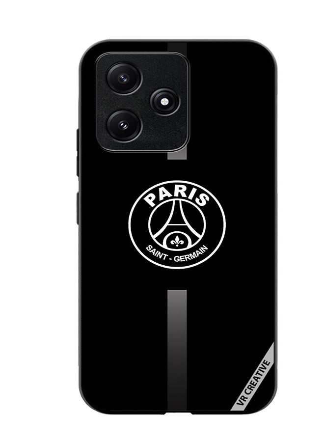 VR CREATIVE Protective Case Cover For Xiaomi Poco M6 Pro 5G Paris Saint-Germain Design Multicolour - Image 1