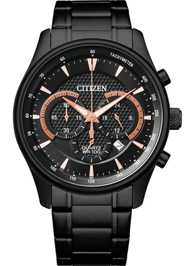 CITIZEN CITIZEN Mens Quartz Watch, Chronograph Display and Stainless Steel Strap - AN8195-58E