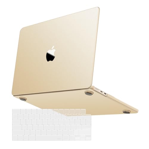 MOSISO UltraThin Seamlessly Closes Cover Compatible with MacBook Air 13 inch Case M5 M4 M3 M2 20262022 A3449 A3240 A3113 A2681 2 in 1 Kit AntiFingerprints Shell for Mac Air 136 Starlight Clear - Image 1