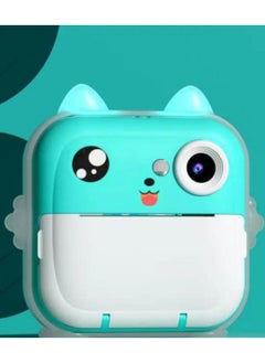 besrey  Kids Camera Instant Print, Birthday Gifts for Kids Age 3-12, Selfie Digital Camera with 1080P Videos,Toddler Portable Travel Camera Toy (Blue)  - Image 1