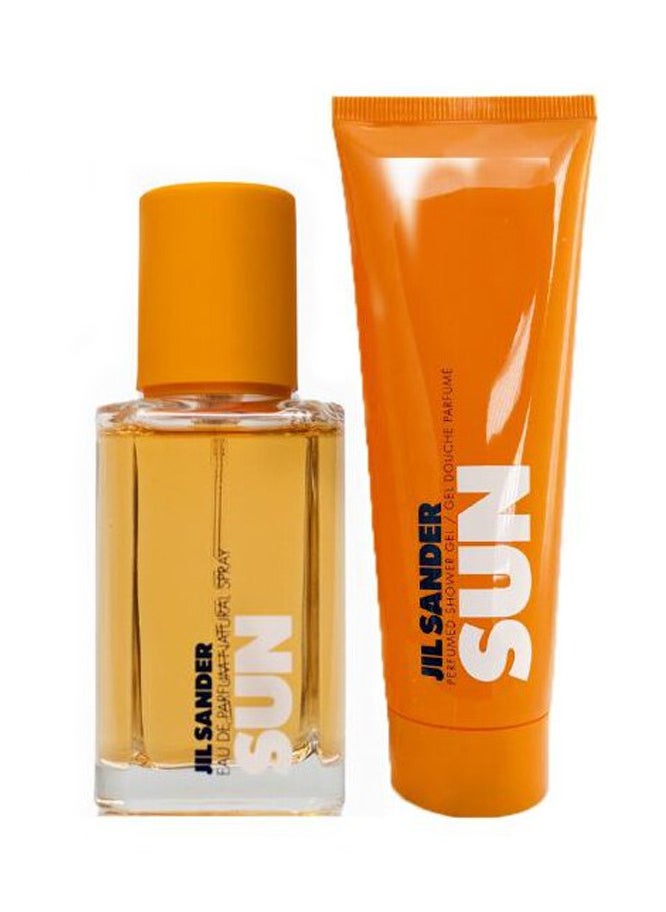 jil sander Sun For Women Set Edp 75ml + Shower Gel 75ml  - Image 2