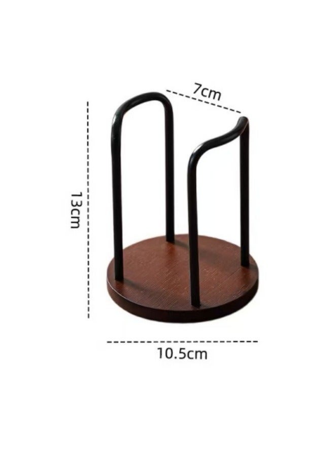 Cup Holder Disposable Cup Picker Wooden Base Paper Cup Holder - Image 4