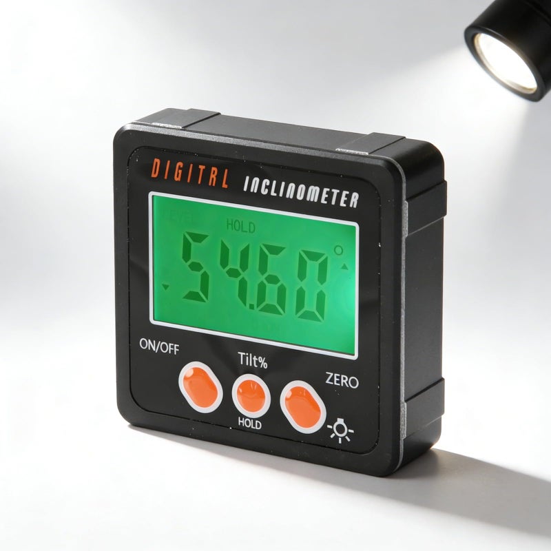 Digital Magnetic Inclinometer Protractor ABS High Accuracy IP54 for Woodworking Construction - Image 2