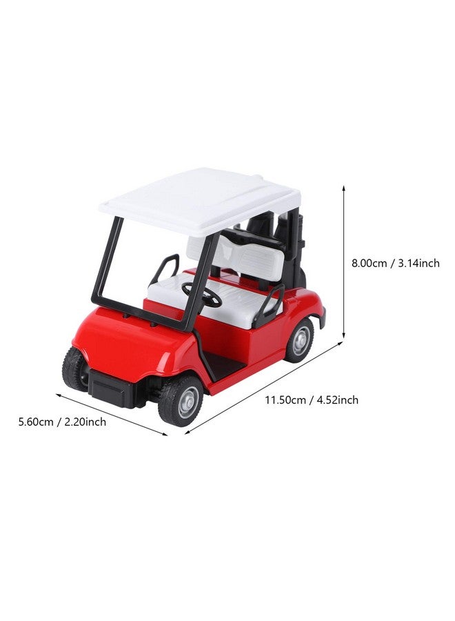 WINOMO Die-cast Model Metal Golf Cart Model,Pull Back Action Golf Cart, Mini 1:20 Scale Golfcart Vehicle for Kids Party Favor Home Office Decor - Image 3