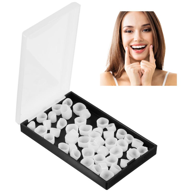 HEALLILY Dental Temporary Crowns Teeth Kit: Posterior Teeth Dental Temporary Crown Veneers Materials for Missing or Broken Tooth - Image 1