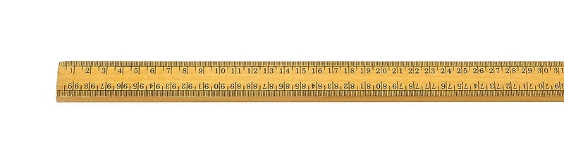 ESAW Premium One Meter (100cm) Wooden Scale , RULER Pack of 2 - Image 1