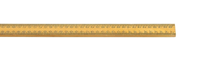 ESAW Premium One Meter (100cm) Wooden Scale , RULER Pack of 2 - Image 2