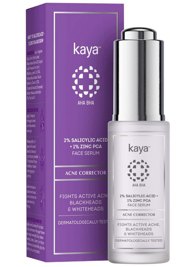 Kaya Clinic Kaya 2% Salicylic Acid + 1% Zinc Pca Face Serum ; Acne Corrector ; Face Serum For Acne Free Skin ; Mild Exfoliation ; 30Ml - Image 2