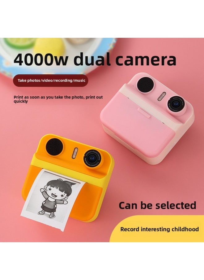 Generic Thin High-definition Children's Camera Polaroid Print Digital Camera Birthday Holiday Gifts Wholesale-Color:Printer 3 Volume  - Image 1